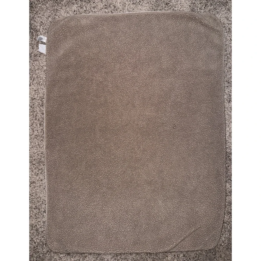 Lullaby Lane Tan‎ Sherpa Dinosaur Baby Blanket Brown Sherpa